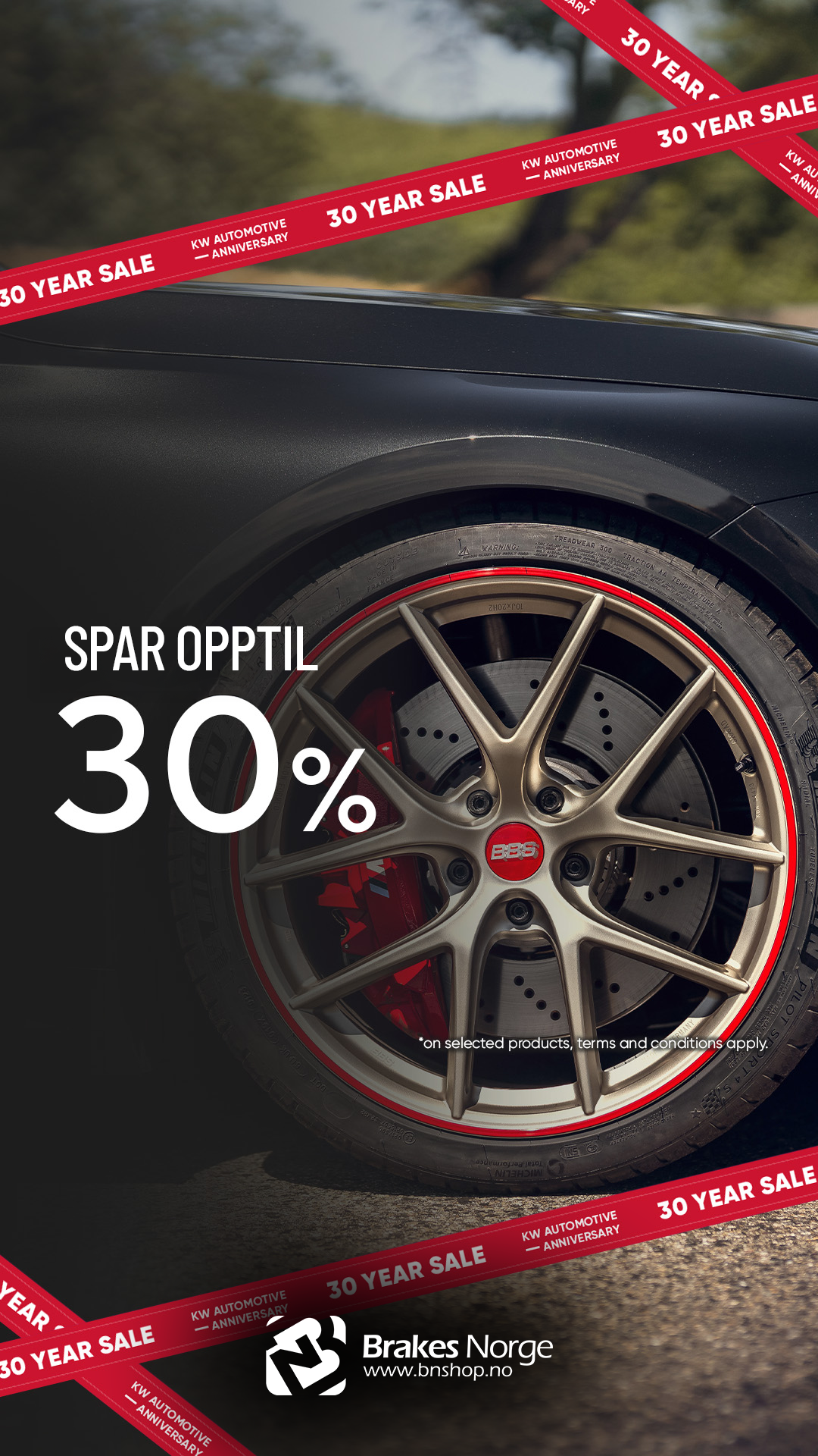 BBS kampanjebilde – spar opptil 30 %